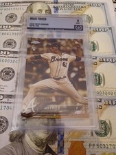 2018 Topps Chrome Max Fried Sepia Refractor #66 Rookie Golden Grading 9