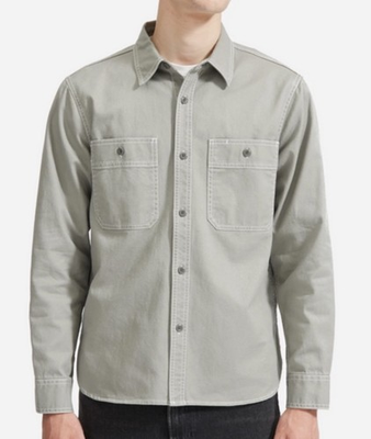 #ad #ad Everlane Men’s Size Medium The Chore Sage Green Button Down Overshirt Shacket $35.00