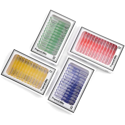 CAINDA Mikroskop Objektträger Set 48 Stück Kunststoff Kinder Tiere Pflanzen Blumen