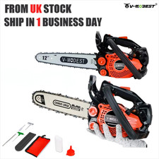 V-MODEST 2511 12" Petrol Chainsaw Top Handle Lightweight for Tree Climbing