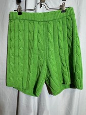 PRADA Cashmere Green Jogger Shorts Size 48 (M...