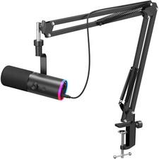 TONOR Dynamic Gaming Microphone XLR/USB Mic 16.7''L x 5.4''W x 4.5''H, Black