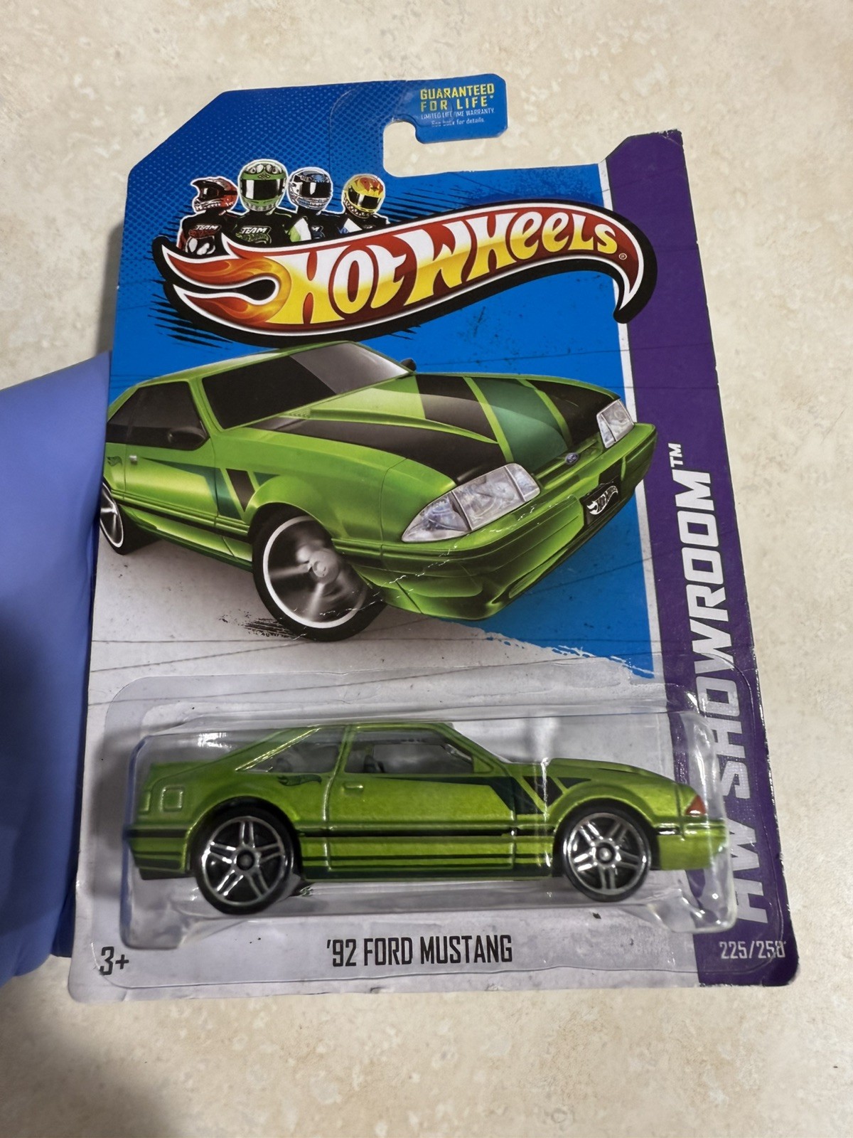 Hot Wheels 2013 HW Showroom #225/250 Green '92 FORD MUSTANG 🔥 MOC