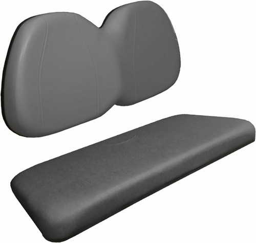 Golf Cart Seat Back & Bottom Cushion Set for Club Car Precedent 2004+ Dove Gray