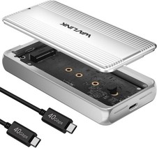 40Gbps M.2 NVMe SSD Enclosure USB4 Thunderbolt with Cooling Fan