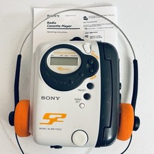 Sony Walkman WM-FS222 Sports Cassette Player - New Belt - Reconditioned