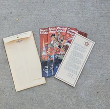 Vintage 1976 CITGO Bicentennial Commemorative Road Maps Set w/ Envelope