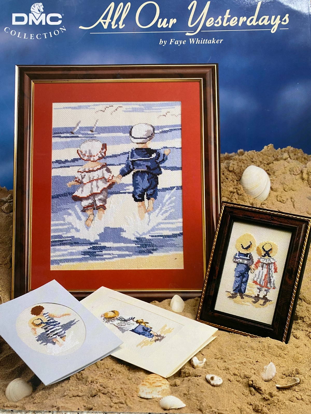 All Our Yesterdays by Faye Whittaker DMC Collection Cross Stitch Pattern Seaside