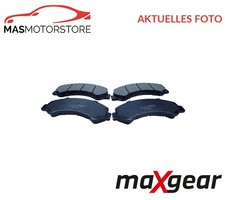 SATZ BREMSBELÄGE BREMSKLÖTZE VORNE HINTEN MAXGEAR 19-3900 A FÜR SMART FORFOUR