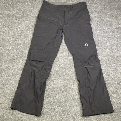 Eddie Bauer First Ascent Guide Pro Pants Mens 33x30 Black Hiking Trekking