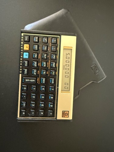 HP 12C Financial Calculator - Black/ Gold - Picture 2 of 6