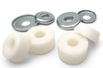 SLAPPY STANDARD BUSHINGS 85A White Pre-Broken In /Lenkgummis 2 Skateboard Achsen