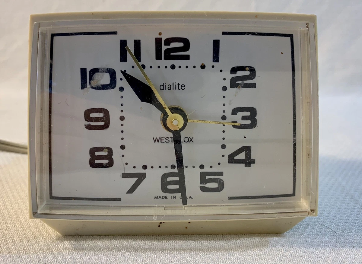 How Do You Set A Vintage Westclox Bold II Dialite Electric