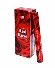 Darshan Agarbatti Red Rose Fragrance Incense Sticks 6 Pack Of 20 Sticks