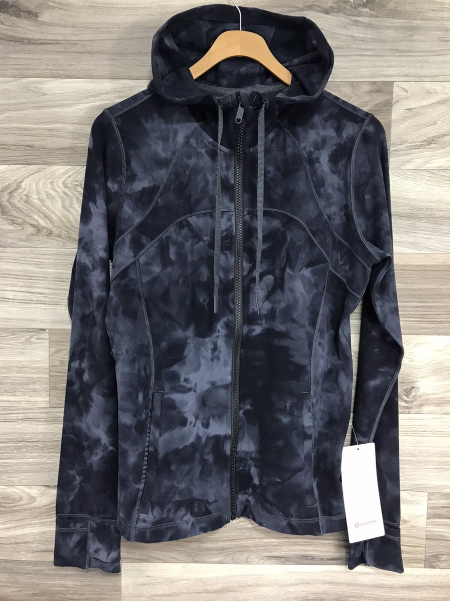 Lululemon Hooded Define Jacket Size 6 Diamond Dye Pitch Grey