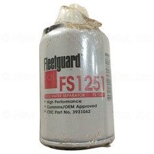 Parte separatore carburante New Holland / Fleetguard # FGFS1251DS