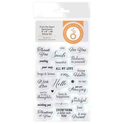 Tonic Studios  Acrylic  Stamp - FROM THE HEART