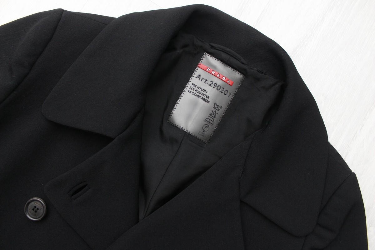コート prada Double-breasted coat Prada Double-Breasted Cotton Twill Trench Coat | Saks Fifth