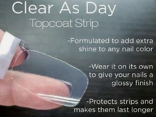 Color Street Nail Strips: *CLEAR AS DAY* NEW **Strips Only**