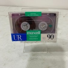 Maxwell UR 90 Minute Blank Audio Cassette Tape Normal Bias New Sealed