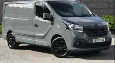 Renault Trafic Black Edition Side Stripe Graphics Both Sides Decals LWB