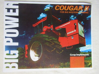 CO-OP Implements Cougar II Big 4WD Tractor Brochure - RE-PRINT