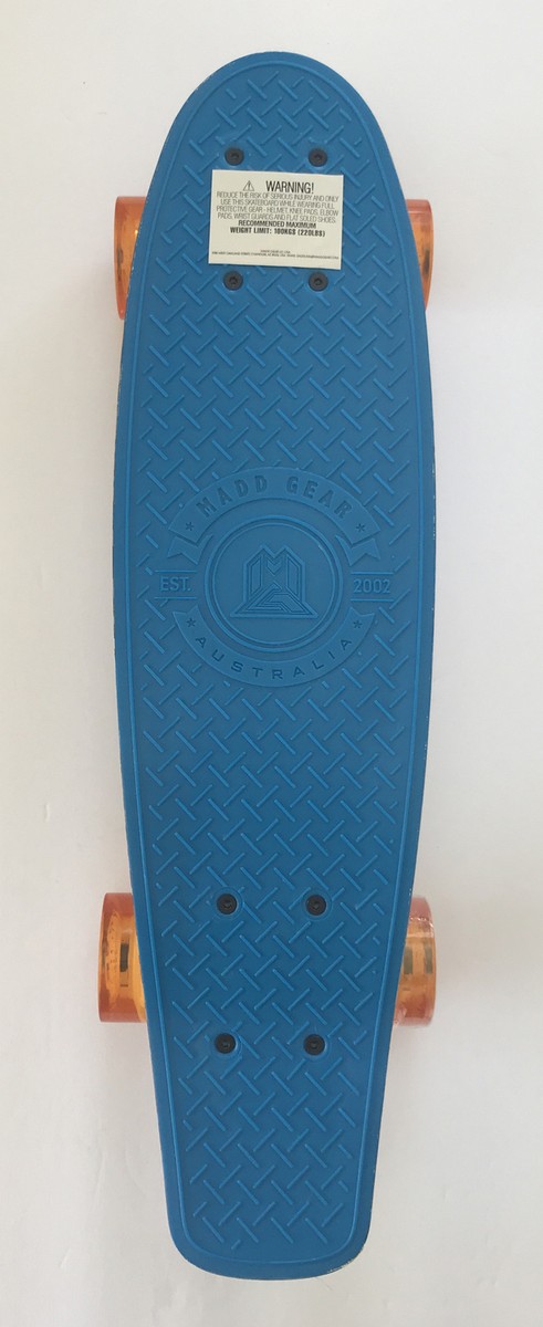 Madd Gear 2002 Skateboard Australie Penny Board 22 Deck