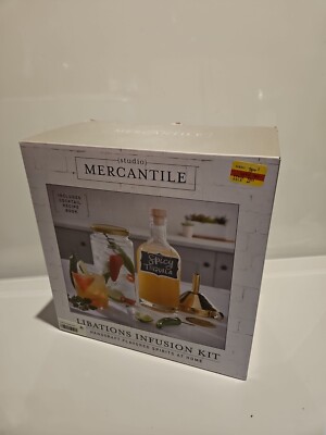 Studio Mercantile Libations Infusion Kit - Handcraft Flavored Spirits - New