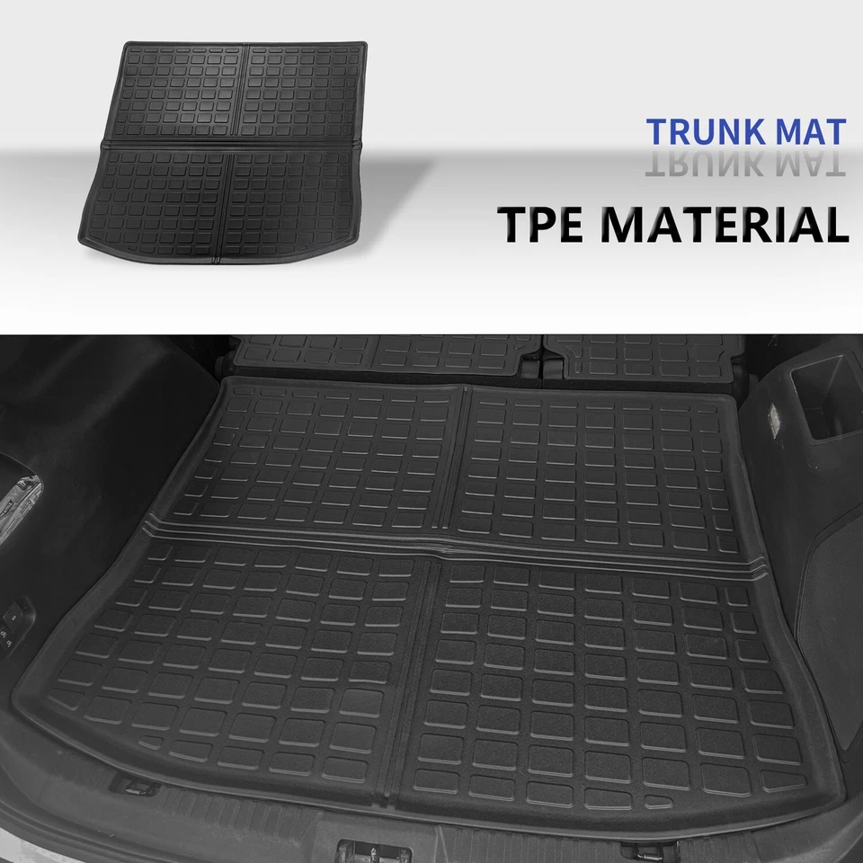 For 2015-2024 Ford Edge 5-Seater Floor Mats Trunk Cargo Liners Backrest Mats - Изображение 3 из 4