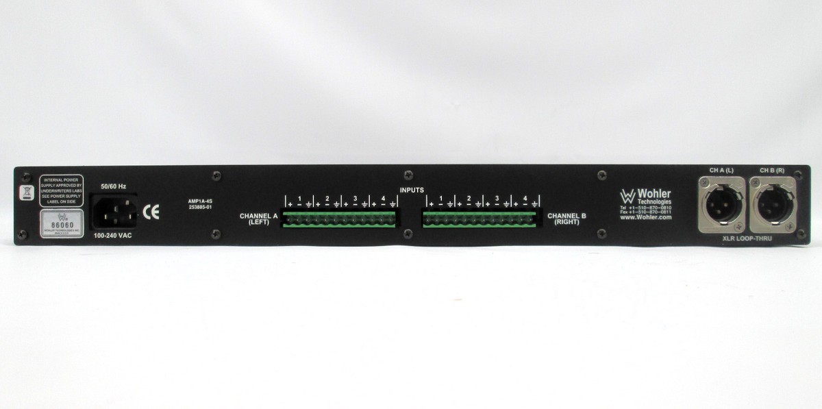 Wohler Amp1-sda Moniteur Audio Numérique - Défectueux / Pour Pièces