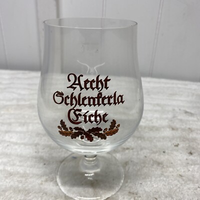 RARE HTF Aecht SCHLENKERLA Eiche Footed Beer Glass - GERMANY