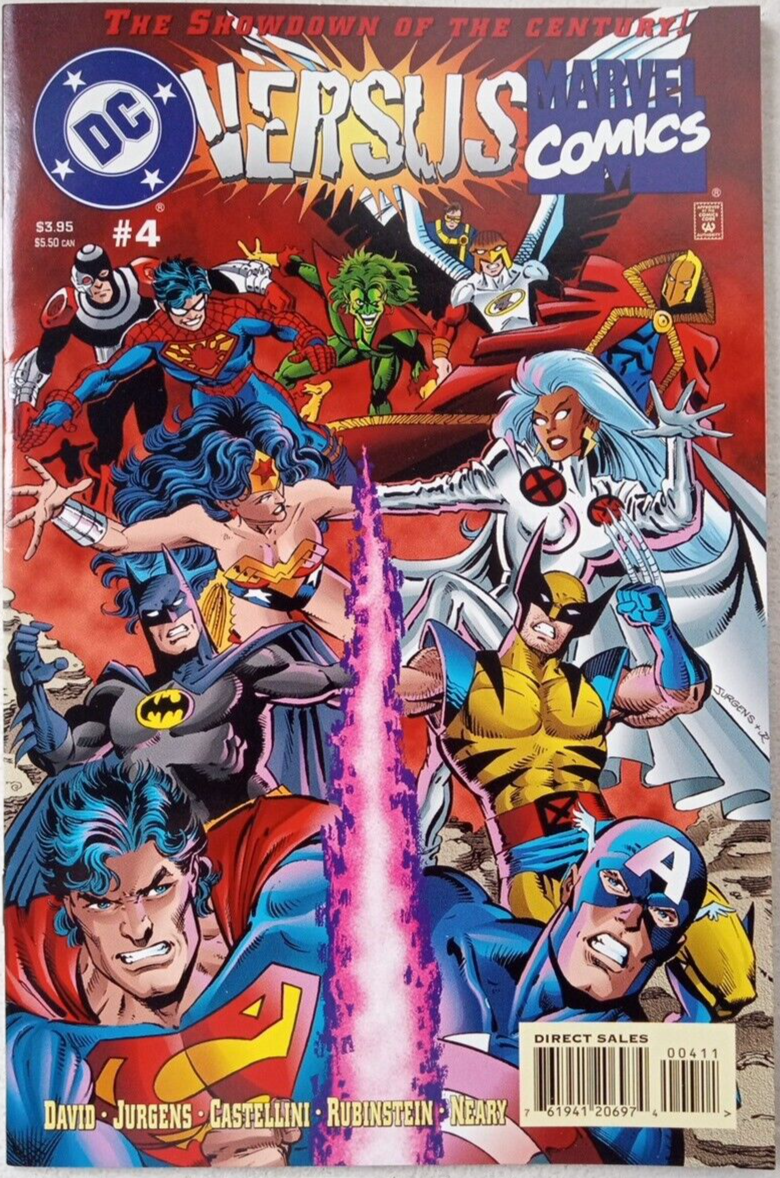 DC Versus Marvel, # 4, 1996, Limited Series Superman Batman