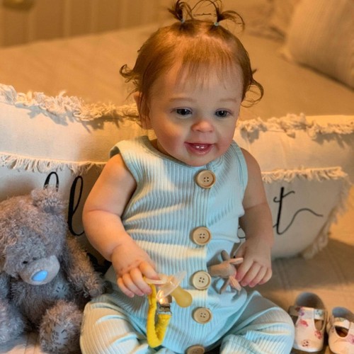 22" Reborn Dolls Baby Handmade Realistic Soft Vinyl-Silicone Newborn Doll Gifts - Picture 2 of 6