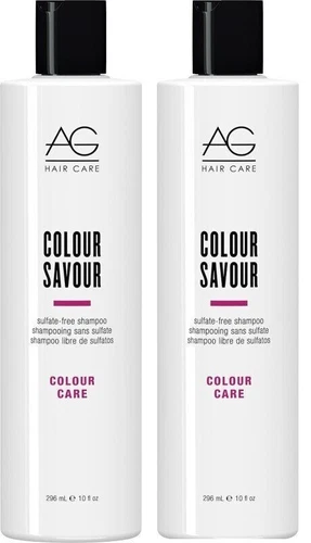 (PACK OF 2) AG Hair Colour Savour Sulfate-Free Shampoo 10 oz - Deal