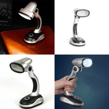 US 1 Pack LED Desk Lamp Portable Battery Operated Light Laptop Computer Office
