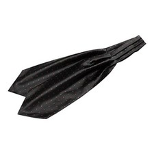 Men's Cravat Ties Self Tied Wedding Polka Dots Ascot Tie One Size Red Black