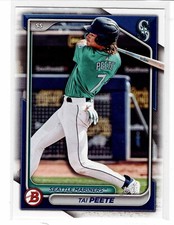 Tai Peete Seattle Mariners 2024 Bowman Draft ***