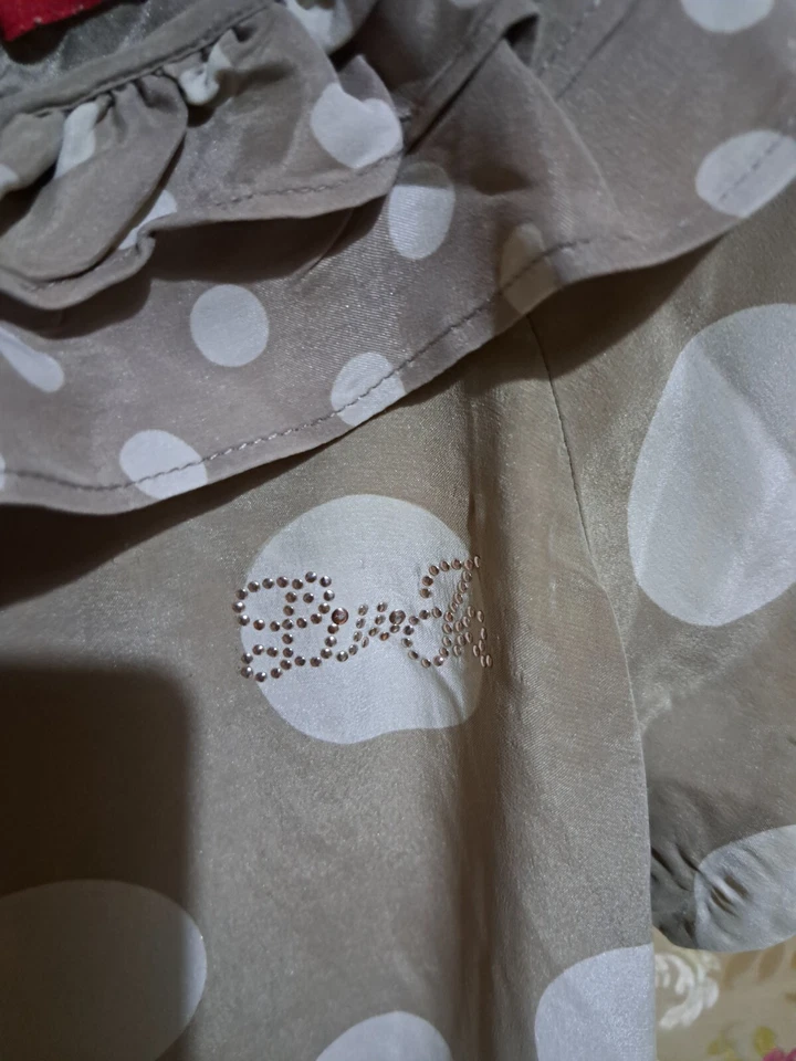 Vestito Bimba Liu-jo Pura Seta 10 Anni Foto 4 de 4