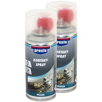 Presto Kontaktspray Kontaktreiniger Elektronikpflege 429910 2 X 150 Ml