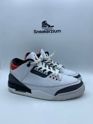 Nike Air Jordan Retro SE Denim Fire Red CZ6431-100 Men's Size 10