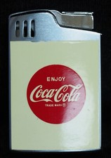 RARE Coca Cola Musical Blue-Bird Deluxe Cigarette Lighter Plays Dixie - Unused