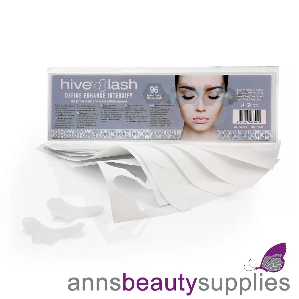 Hive of Beauty Eyelash Protection Sheets Dye Tinting Papers Lash Pad Beauty