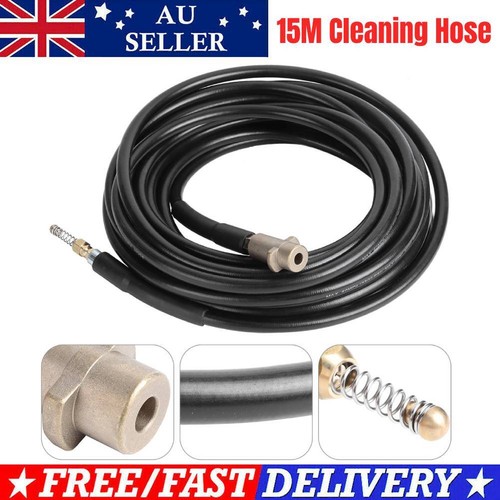 15M Drain Cleaning Nozzle Hose Pipe Cleaner Kit for Karcher K Pressure