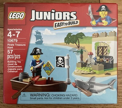 LEGO JUNIORS 10679 Pirate Treasure Hunt NEW SEALED IN BOX RETIRED