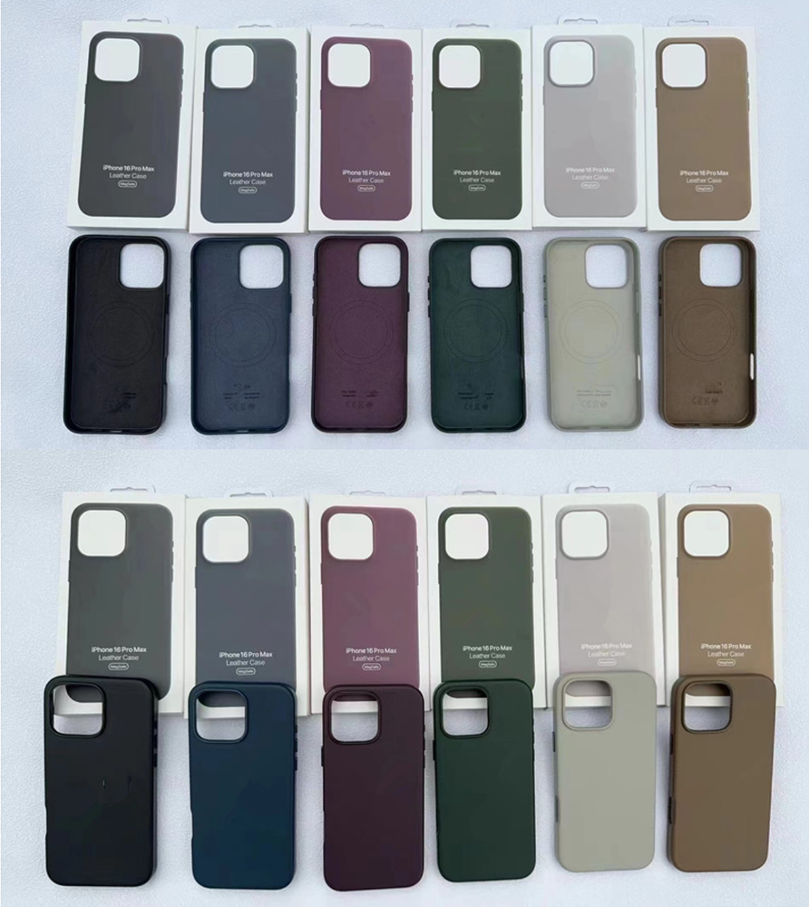 New MagSafe Leather Case Magnetic Cover for iPhone 16 Pro Max 16 Pro 16 Plus 16