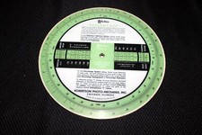 Vintage 1954 Robertson Percent-Eze Focusing Scale w/protective sleeve.