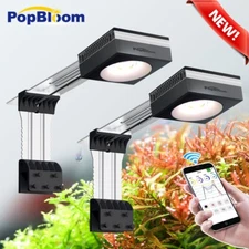 PopBloom 2x RL90 LED Aquarium Light 48 Freshwater Aquarium LED Plant Light 90cm