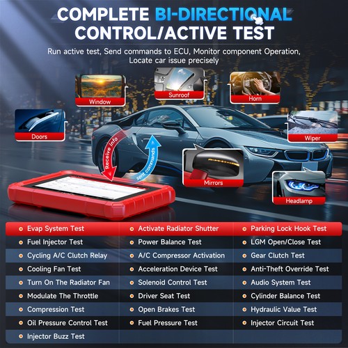 LAUNCH X431 PRO Star Elite Bidirectional OBD2 Scanner E-CU Coding DPF Tablet - Foto 5 di 11