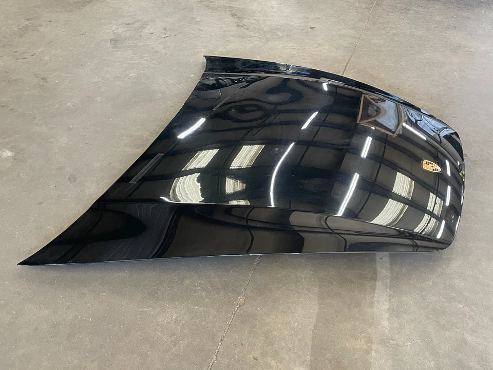Porsche Cayenne 2011-2014 capó delantero cubierta panel tapa negro 1530 OEM Foto 4 de 4