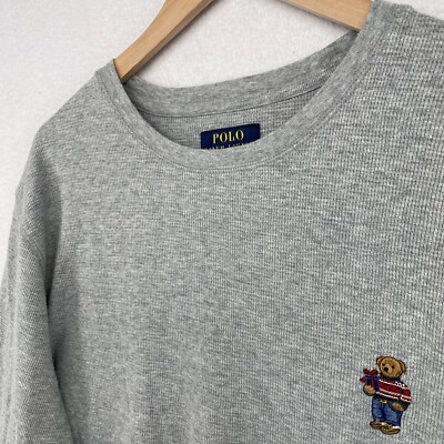 POLO RALPH LAUREN Shirt Mens 2XL Bear Gift Holiday
